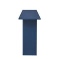 thumbnail image 6 of Harper & Bright Designs Wood Curved Console Table with Shelf , Modern Entryway Table with Ash Veneer Designed for Entryway and Hallway , Navy Blue, 6 of 8