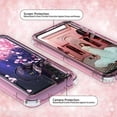 thumbnail image 6 of Case for Moto G Stylus/Moto G Pro Case Liquid Glitter Waterfall Heavy Duty Shockproof for Girls Women Cover - Clear, 6 of 6