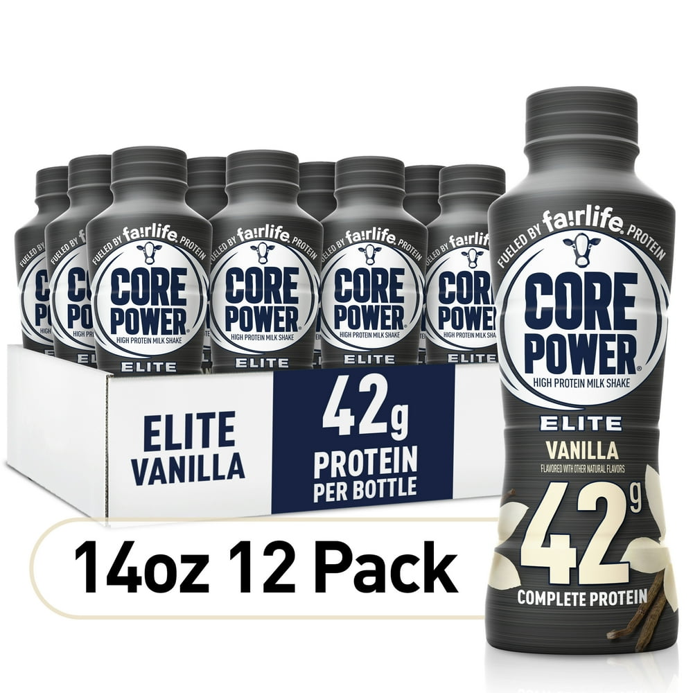 Core Power Elite 14 fl oz 12 Pack 42g Vanilla Core Power Protein