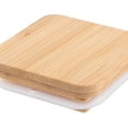 thumbnail image 3 of PBPBOX Wooden Mason Jar Lids Wood Lids Bamboo Sealing Households Bathroom Organization 6Set, 3 of 8