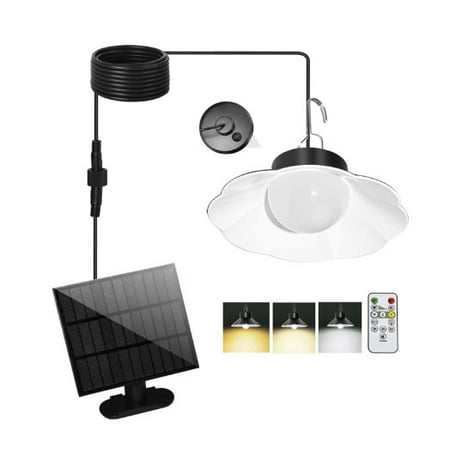 

Rewera Bellanny Solar Lights for Outdoor Hanging 3 Colour/2 Modes Solar Pendant Lights with Remote Control Solar Pendant Light with 5 m Cable - IP65 Weatherproof Hanging Light