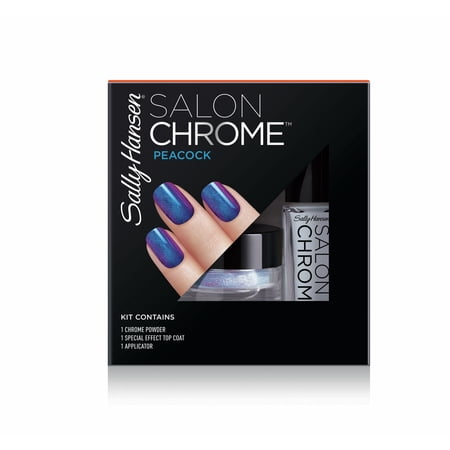 Sally Hansen Salon Chrome Metallic Dip Nail Kit, Peacock