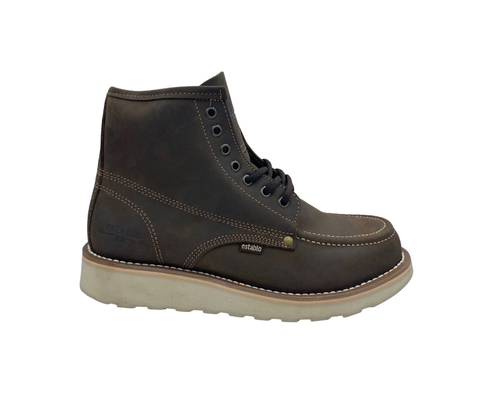Bota Botín De Trabajo Establo 518 De Piel Para Caballero Color Tan ...