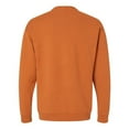 thumbnail image 2 of Hanes Mens Big ComfortWash Garment Dyed Fleece Sweatshirt, XL, Texas Orange, 2 of 4