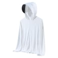 thumbnail image 2 of Drovellove Plus Size Women's Long Sleeve Hooded Sun Protection Shirt with Zipper - UPF Outdoor Fishing Hiking Top, Breathable Cool Touch Athletic Pullover for Running, Cycling, and Travel, 2 of 3