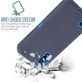 thumbnail image 2 of for Samsung Galaxy A01 A015 Heavy Duty Case Phone Case Layer Full-Body Rugged Clear Back Case Drop Resistant Shockproof Case with Built In Screen Protector (Blue), 2 of 4