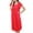 Red, variant on beishanbush Women Clothing Underwear Under $10 Women Summer Home Lace Ice Silk Short Sleeve Loose Plus Oversize Nightgown Dress