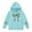 Blue, variant on Bow Print Hoodies Sweatshirts For Kids Leopard Print Girls Hooded Sweatshirt Soft Fleece Pullover With Pocket For Casual Wear Blue 140(8-9 Years)
