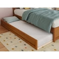 thumbnail image 6 of AFI Lylah Twin Wood Platform Bed with Panel Footboard and Twin Trundle, Light Toffee, 6 of 16