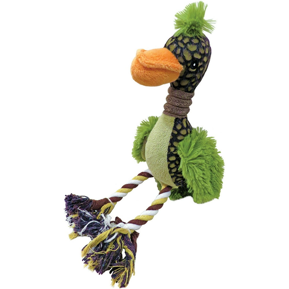 "Plush Fuzz Bird Dog Toy 12"" "