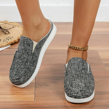 

Doublelift Women Sandals Women Shoes Leather Loafers Slip On Mules Antil Slip Slipper Shoes