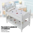 thumbnail image 4 of Casa De Muñecas 1:12, Mini Casa De Muñecas, Cama En Miniatura, Litera De Madera Simulada, Muebles, Modelo, Accesorio De Juguete, 4 of 7