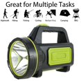 thumbnail image 3 of USB Rechargeable Ultra Powerful Led Flashlight 135000 Lumens 6000 Mah Power Waterproof Flashlight For Emergency Hiking Camping Hunting (without S, 3 of 5