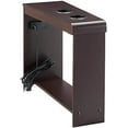thumbnail image 6 of Chairside Table with Charging Station for Living Room, USB Ports & Outlets, Narrow Side Table, Chair Side Table Nightstand, Bedside Table, Slim Sofa End Table for Small Spaces - Espresso, 6 of 11