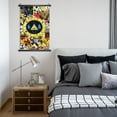thumbnail image 6 of Bill Cipher Poster Plastic Shaft Wall Hanging Banner Artwork Canvas Wall Art Painting Decor For Home Living Room Bedroom Office 16"X24", 6 of 7