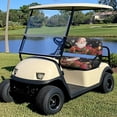 thumbnail image 4 of Pzuqiu 2-Piece Christmas Santa Golf Cart Seat Covers - Breathable Washable Stretch Protector Set for Golf Cart, Holiday Gift for Golf Lovers, 4 of 10