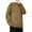 Coffee, variant on Coats For Mens Loose Fitting Trend Casual Sweater College Style Knit Jacket