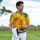 thumbnail image 3 of Balery Vibrant Sunflower Painting Camisa Polo de Hombre con Estampado, de Manga Corta y Tejido Medio, Camisa Tipo Golf Polo-3X-Large, 3 of 6