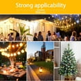 thumbnail image 2 of Ruiandsion E12 LED Bulbs, 12-24V AC/DC 1W 2200K Amber, Dimmable,for Chandelier Night Light Patio String Lights, 10-Pack, 2 of 9