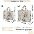 thumbnail image 2 of FORMRS Womens Corduroy Tote Bag Crossbody Shoulder Handbag with Pocket, Beautiful Floral, 2 of 7