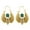 Gold, variant on Party Gift Vintage Egyptian Inspired Sacred Scarab Earrings Vintage Moth Pendant Ear Rings Adornment Gypsy Tribal Scarab