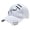 White, variant on Fashion Letter Baseball Cap Korean Hippop Peaked Cap for Cycling Running Hiking