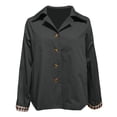 thumbnail image 3 of Unir Casual Turn-Down Collar Short Jacket for Women, Button Front, Relaxed Fit Everyday Polyester Outerwear with Pockets, 1 Piece, S-XXL, Plus Size Friendly, 3 of 6