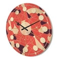 thumbnail image 3 of Designart 'Geometrical Retro Grid I' Mid-Century Modern Wood Wall Clock, 3 of 5