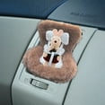 thumbnail image 4 of ZenCart Plush Doll Car Seat with Air Vent Clip Desktop Stand Soft Furry Cushion Seat Belts for Safety Cute Car Ornament for Collectors Fans, 4 of 8