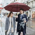 thumbnail image 6 of G4Free 54/62 inch Windproof Inverted Umbrella, Reflective Stripe Double Canopy, Automatic Open/Close, Compact for Travel, 10 Ribs Rain Protection, 6 of 10