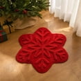 thumbnail image 6 of KKOUHVY Christmas Snowflake Shaped Floor Mat, Soft Fluffy Red Area Rug for Bedroom Living Room Fireplace, Winter Holiday Christmas Home Decoratons, 6 of 6
