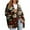 Wine, variant on Women's Fashion Long Sleeve Christmas Print V-Neck Button Loose Cardigan Top, Knit Sweater for Casual Outfits and Comfort,Green,XL