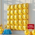 thumbnail image 5 of LQQBOX 25PCS Gold Square Foil Balloons Wall Backdrop Metallic Double Sided Gold Balloons Tunnel Arch Kit for New Year Birthday Anniversary Graduation Party Decorations, 5 of 7