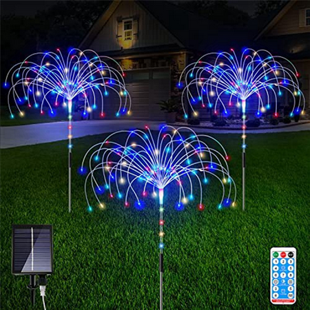 

Solar Garden Lights 3 in 1 Solar Firework Lights Warm