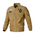 thumbnail image 4 of Chaqueta de béisbol de otoño 2024 para hombre, chaqueta informal de moda ajustada con bordado de manga larga, chaqueta de motociclista a prueba de viento estilo Harajuku callejero, 4 of 4