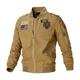 thumbnail image 4 of Chaqueta de béisbol de otoño 2024 para hombre, chaqueta informal de moda ajustada con bordado de manga larga, chaqueta de motociclista a prueba de viento estilo Harajuku callejero, 4 of 4