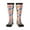 3 Black, variant on Watercolor Teapots Knee Socks, High Socks Long Stretchy Sock Women Knee High Stocking, Long Socks for Women