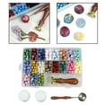thumbnail image 1 of Kit de sellos de cera para bricolaje, con de cera para sellar, herramientas de artesanía de cera para sellar, para s, sobres de cartas Yotijar Fabricante de sellos de sello de cera, 1 of 10