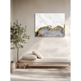 thumbnail image 5 of Gray Gold Marble Wall Art for Living Room,Canvas Picture Wall Decor for Bathroom Bedroom,Modern Abstract Marble Crack Texture Painting Artwork for Office Kitchen Hallway Dining Room Decor 16"x20", 5 of 8
