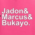 thumbnail image 3 of Wild Bobby, Jadon & Marcus & Bukayo, Sports, Unisex Graphic Hoodie Sweatshirt, Neon Pink, X-Large, 3 of 5