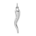 thumbnail image 3 of Sterling Silver Polished Italian Horn Pendant, 3 of 4