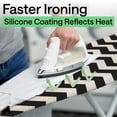 thumbnail image 5 of GORILLA GRIP Scorch Resistant Ironing Board Cover, Silicone Coating, Hook and Loop Fastener Strap, Chevron Black Linen, 5 of 10