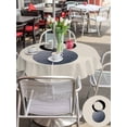 thumbnail image 6 of Outdoor Tablecloth with Umbrella Hole Zipper Abstract Art Sun Round Tablecloth 60" Waterproof Outside Table Cloth Modern Art Black Round Rustic Patio Table Cover Tablecloths for Picnic Party, 6 of 8