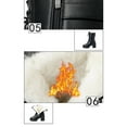 thumbnail image 5 of POROPL Womens Boots Mid Calf Winter Fleece High Heel Shoes,Size 4.5, 5 of 9