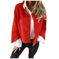 thumbnail image 1 of Veste Cardigan Décontractée à Manches Longues pour Femmes Automne Hiver Coupe Ample Bouton devant Couleur Unie Confortable Douce Tricotée, 1 of 5