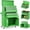 Green, variant on SUNCROWN Tool Chest, 8-Drawer Rolling Tool Chest with Hooks and Lockable Wheels,Metal Storage Detachable Top Tool Box with Lockable Wheels for Garage,Workshop,Art Studio(Black)