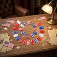 thumbnail image 5 of 24 Piece Retro Gorgeous Independence Day Nail Art Set, Patriotic 4th of July Nail Stickers Wraps for Women, DIY Press on Nails, 5 of 6