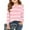 BB07-Pink, variant on Inglocry Girls Basic Long Sleeve Shirts Toddler Kids Soft Cotton T-Shirt Crew Neck Fall Winter Tee Tops Beige 7-8Y