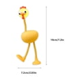 thumbnail image 2 of Steadline Adjustable Bendable Mini Chicken Rechargeable Night Light 500mAh 3 Brightness Modes,Cute Shape USB Charging Lamp,Soft Safe Decor Light For Kids Bedroom Christmas Ornament(Yellow), 2 of 8