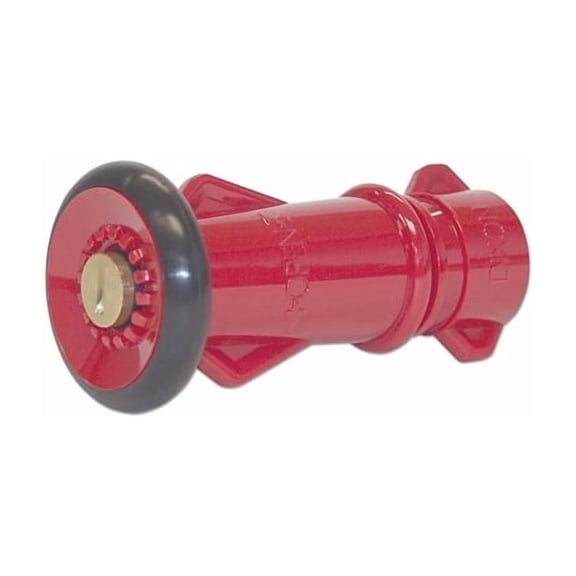 Polycarbonate Fire Hose Nozzle, Straight, 25.1 CFM at 100 psi, 3/4 in Thread